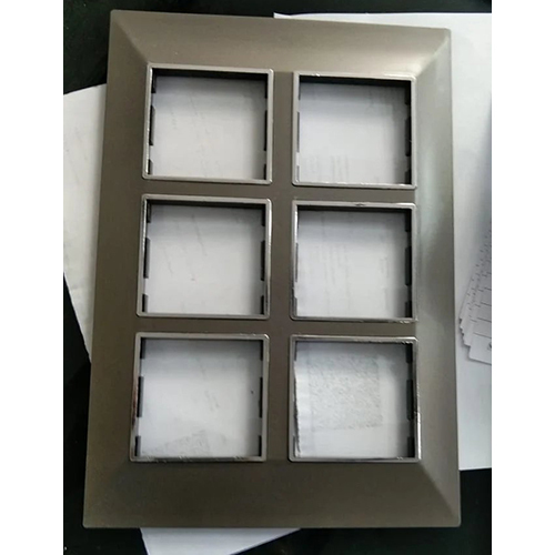 Grey Silver Line Modular Plate - Application: Electrical Fitting