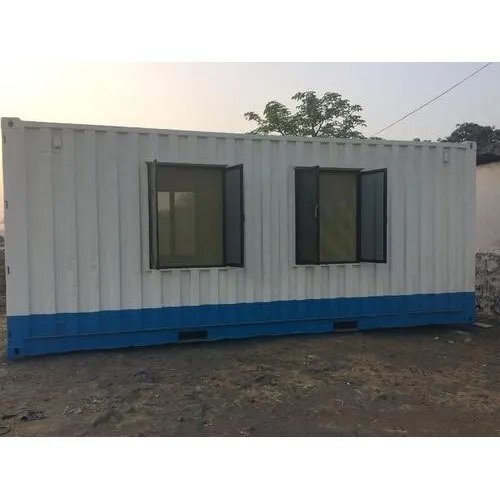Galvanized Steel Office Container - External Dimension: 6 X 4 X 8.6 Feet
