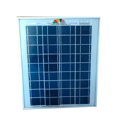 10 Watt Polycrystalline Solar Panel - Max Voltage: 12 Volt (V)