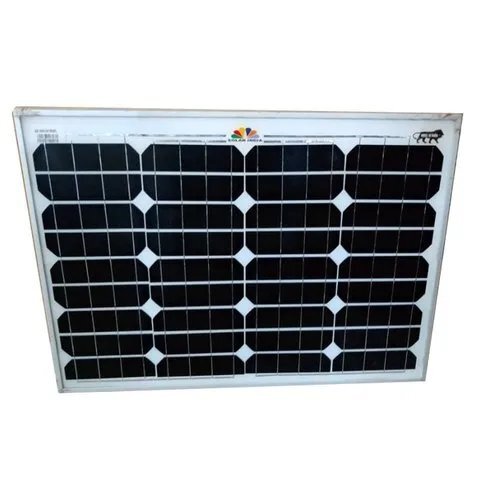 40 Watt Monocrystalline Solar Panel - Cable Length: 250 Meter (M)