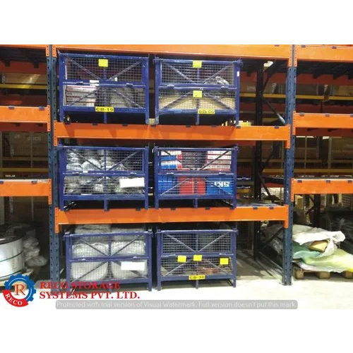 Metal Cage Pallets - Color: Blue