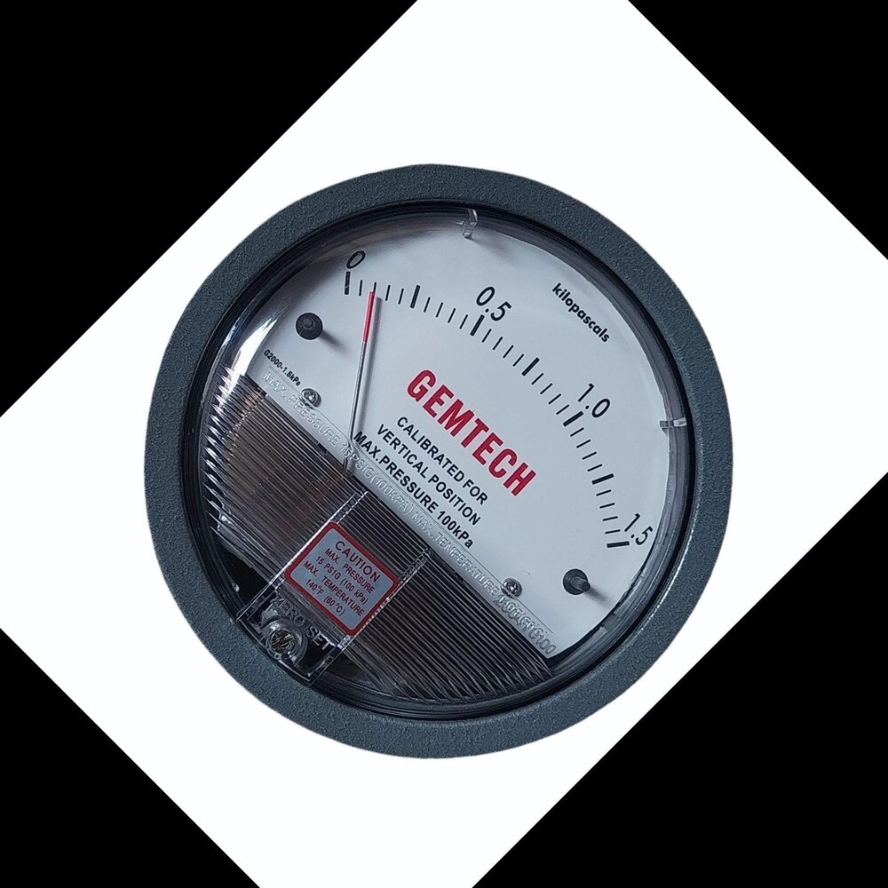 Original GEMTECH G2000 Series Differential Pressure Gauge With Good Quality