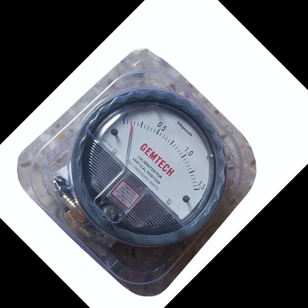 Original Gemtech G2000 Series Differential Pressure Gauge With Good Quality  at 5310.00 INR in Delhi | Enviro Tech Industrial Products