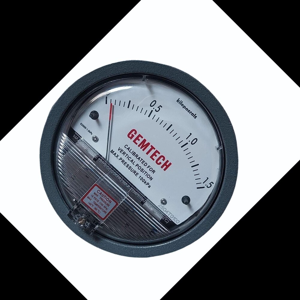 Original GEMTECH G2000 Series Differential Pressure Gauge With Good Quality