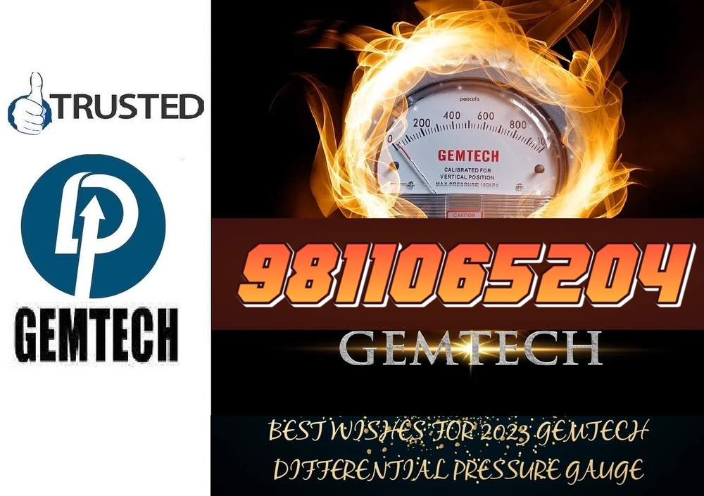 Series G2000 GEMTECH Differential Pressure Gauges For Pawar Industrial Area Chikhali Pune