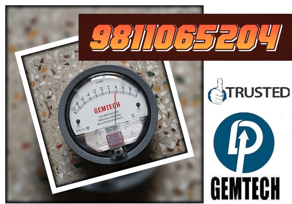 Series G2000 GEMTECH Differential Pressure Gauges For Pawar Industrial Area Chikhali Pune