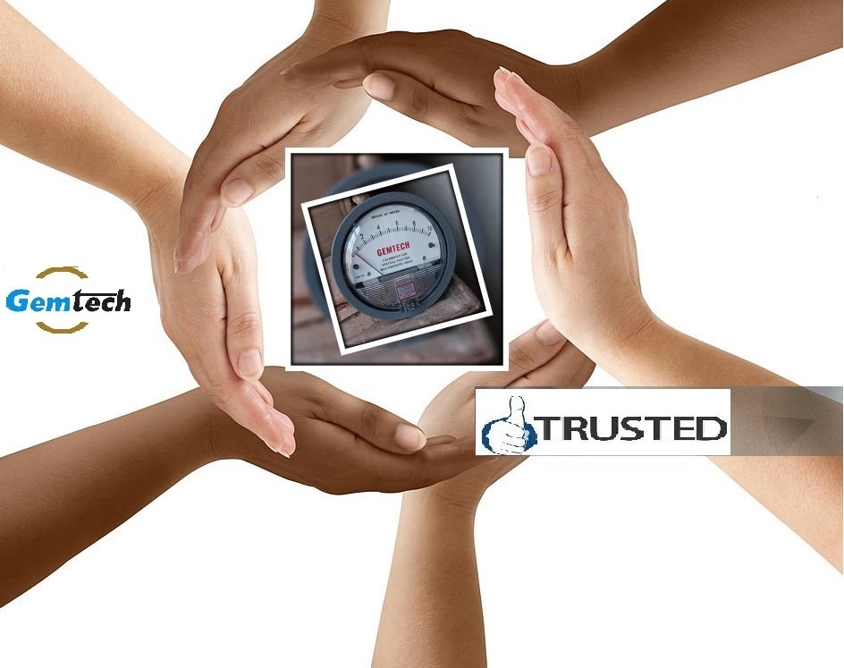 G2010 GEMTECH Differential Pressure Gauge 0-10 Inch W.C