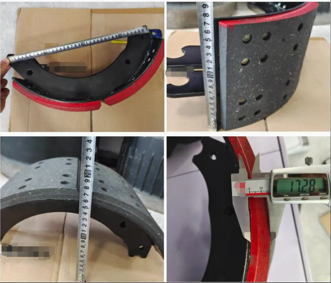 Brake Shoe Assembly Kit 4515 4709 4909 with Brake Pads with Repair Kit Standard