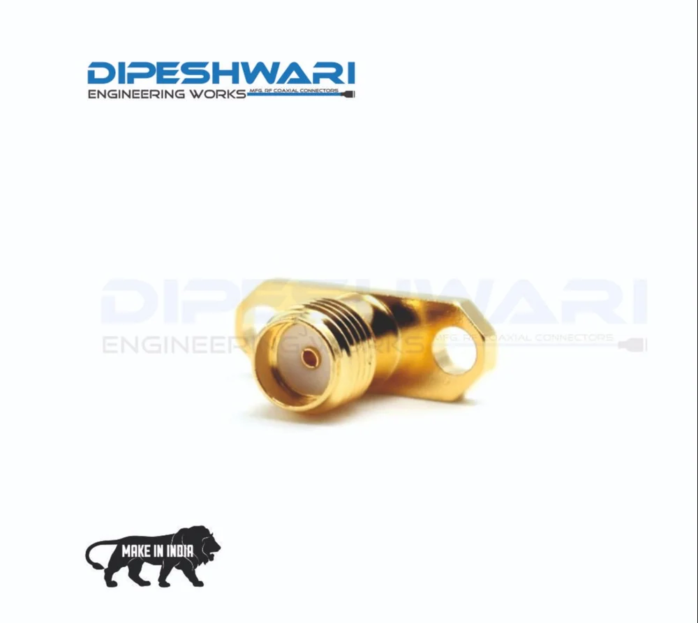 SMA FEMALE 2HOLE FLANGE MOUNT CONNECTOR