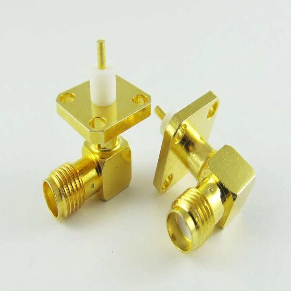 SMA Female R/a 4 Hole Flange Mount
