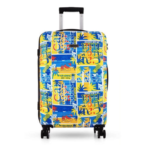 Roverlite ABS Printed Luggage Trolley Bag