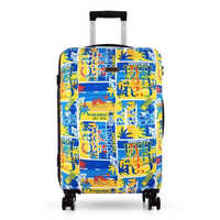 Printed Luggage Trolley Bag