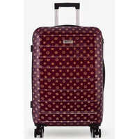 Roverlite Brown Printed Luggage Trolley Bag