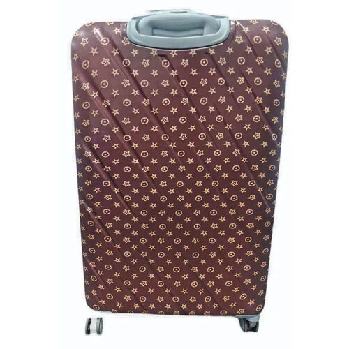 Roverlite Brown Printed Luggage Trolley Bag