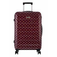 Roverlite Brown Printed Luggage Trolley Bag