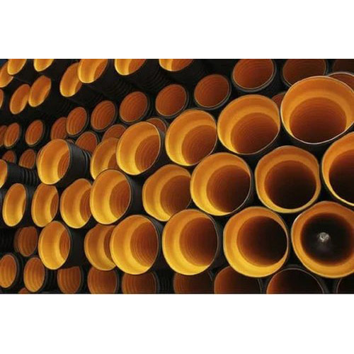 600 Mm Sn4 Dwc Hdpe Pipe - Color: Black