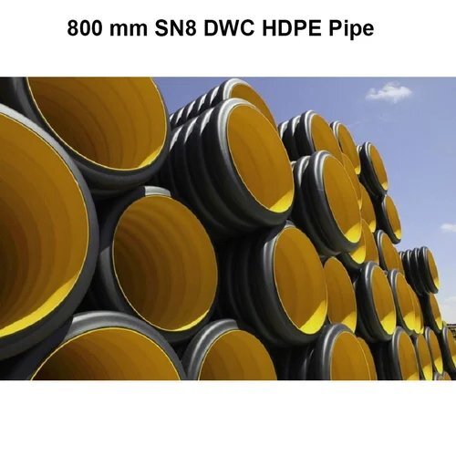 800 mm SN8 DWC HDPE Pipe