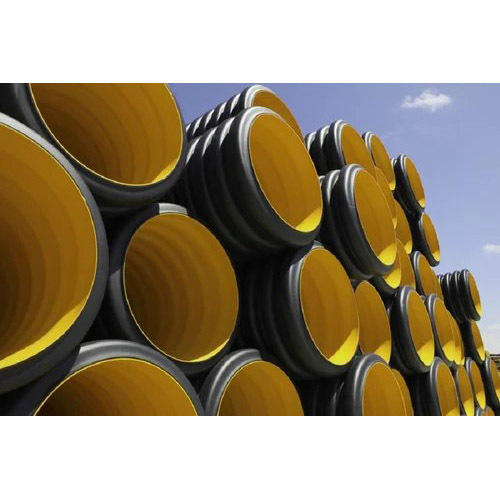250 Mm Sn8 Dwc Hdpe Pipe - Color: Black