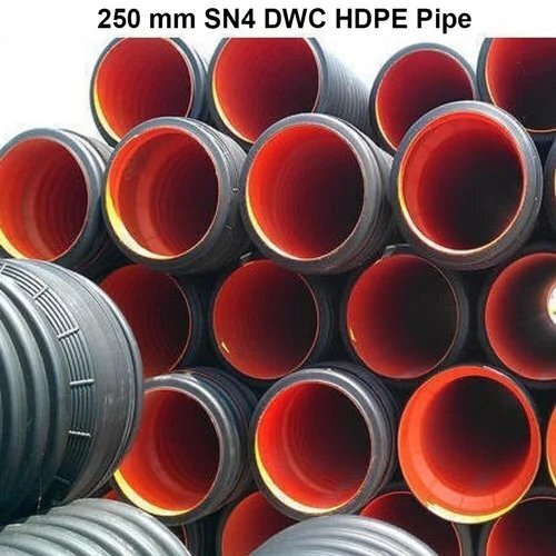 250 mm SN4 DWC HDPE Pipe
