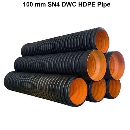 100 mm SN4 DWC HDPE Pipe