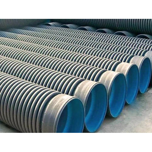 Hdpe Sewage Pipe - High-density Polyethylene, 6 Meters Long, Black Color, Smooth Surface Finish, Butt Fusion Connection, Corrosion Resistant, Industrial Use