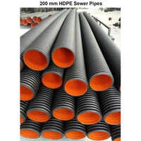 200 Mm Hdpe Sewer Pipes - Color: Black