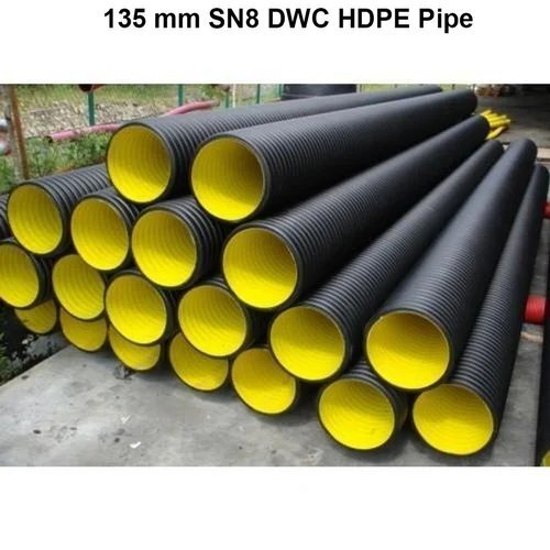 135 mm SN8 DWC HDPE Pipe