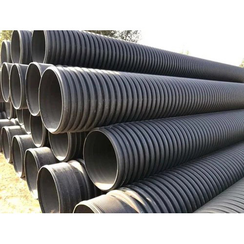 Dwc Underground Pipe - Hdpe, 12 Meters Long, Black Color | Smooth Surface Finish, Butt Fusion Connection, High Corrosion Resistance