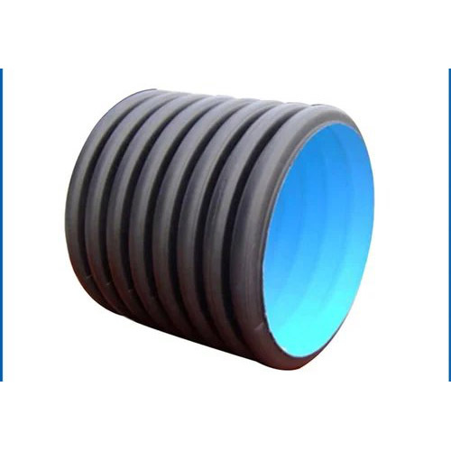 Double Wall Corrugated Pipe Coupler - Color: Black