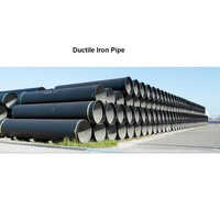 Ductile Iron Pipe - 6 Meter Length, 4 Inch Diameter, Black Color, Welded Connection, Polished Finished Surface, Corrosion Resistant