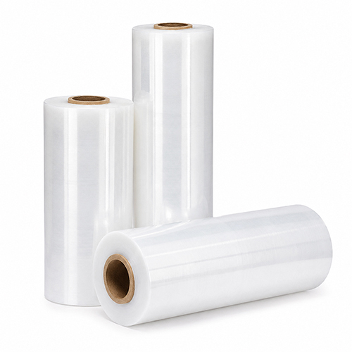 White Lldpe Stretch Film Roll - Color: Transparent