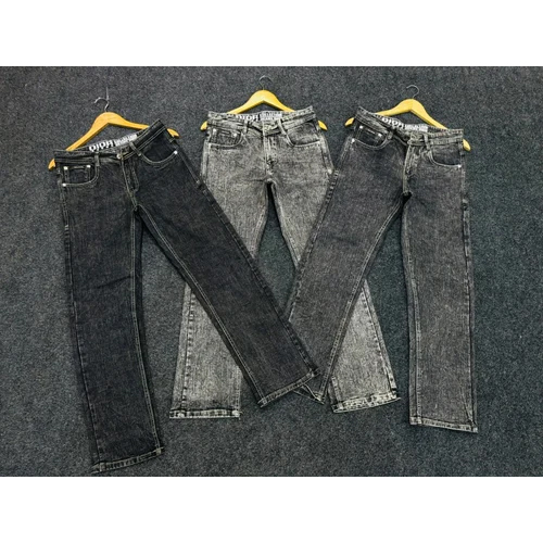 Mens Grey Denim Jeans