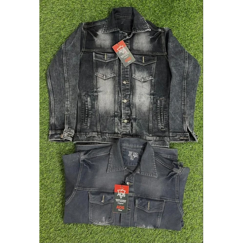 Denim Grey Color Men Jacket