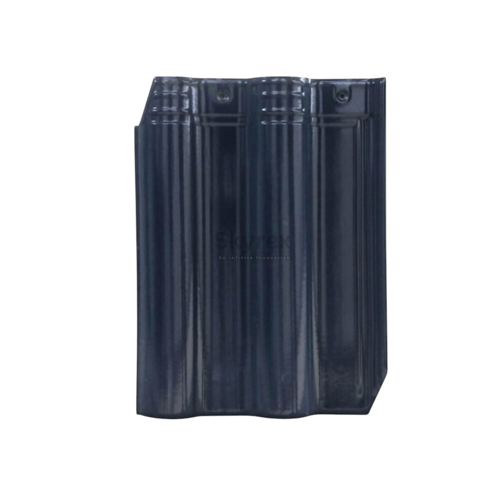 Blue Grey Ceramic Glazed Roofing Tile