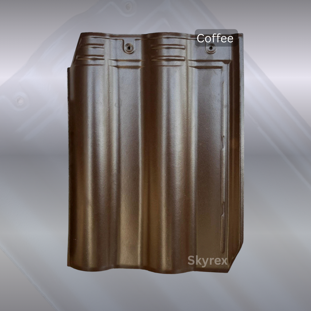 Elbano Ceramic Roof tile Coffee Colour