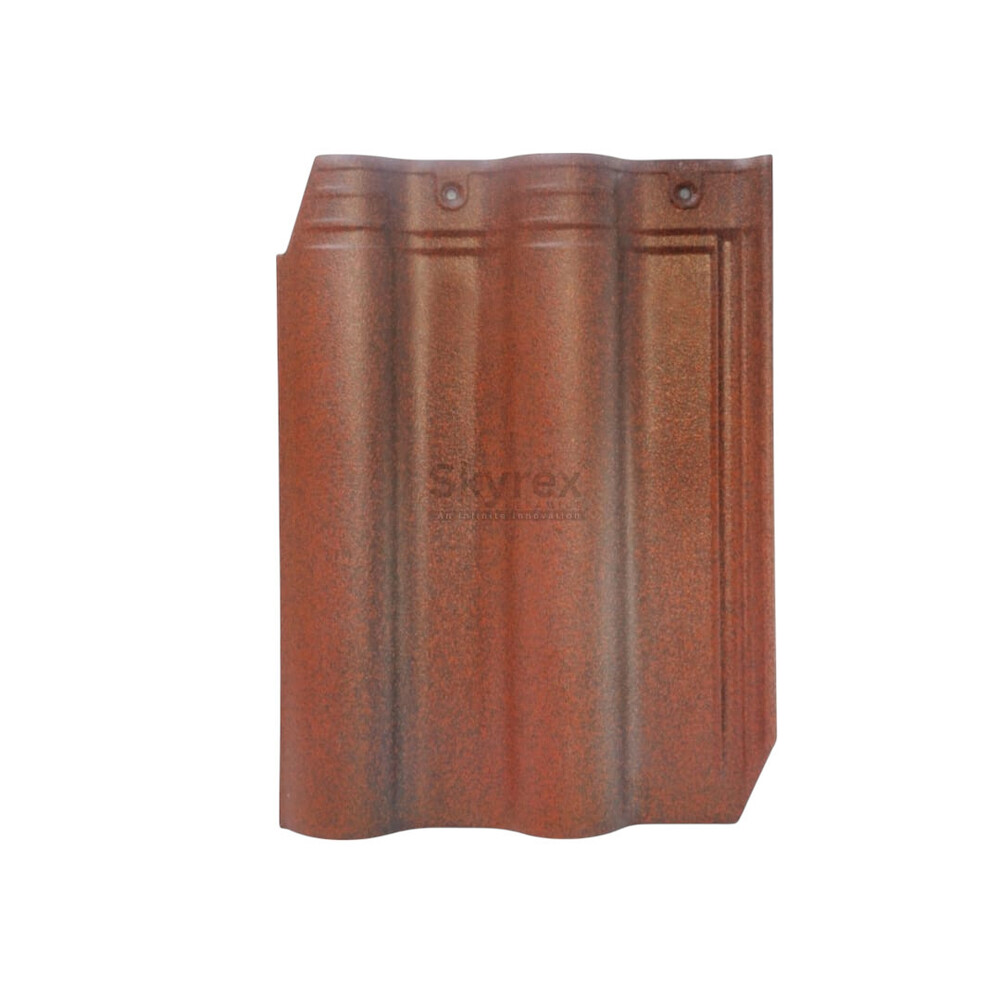 Antique Red Ceramic Glazed Roofing Tile