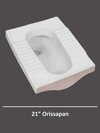 21" Orissa Pan - Color: White