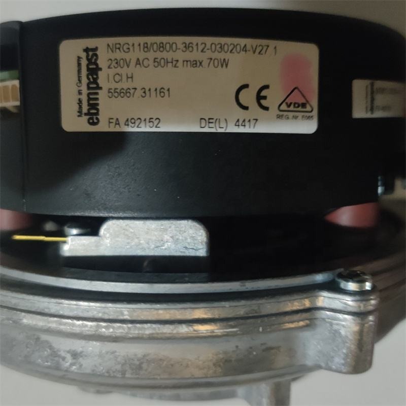 ebmpapst NRG118/0800-3612-030204 55667.31161 NRG118/0800-3612-030210 230VAC 50HZ 65W Gas Boiler Heat Blower Cooling Fan