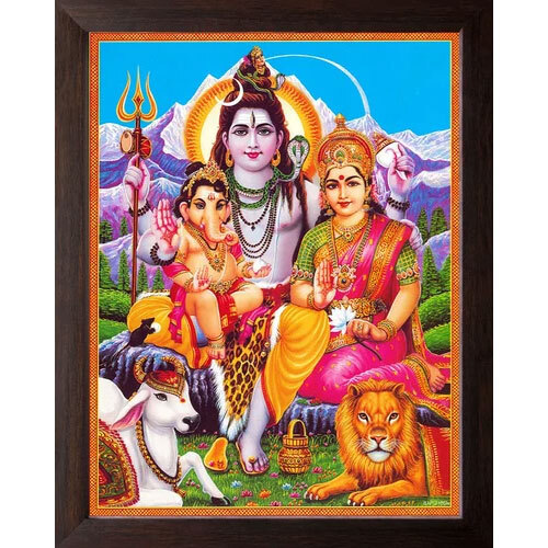 Silver Foil Gods Image