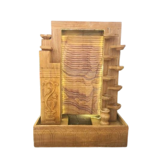 6 Feet Sandstone Wall Fountain