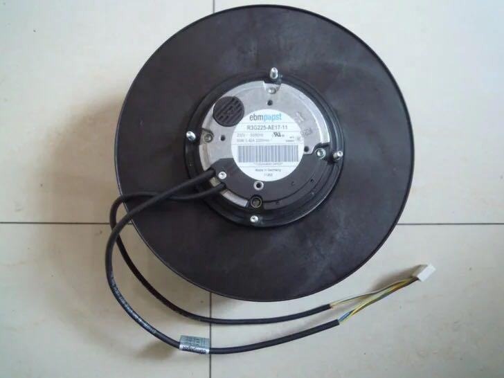Ebmpapst R3g225-ae17-11 R3g225-ae17-c01 /03 230v Ac Air Purifier Ec Frequency Conversion Motor Centrifugal Cooling Fan - Color: Black