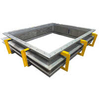 Square Expansion Bellow - Color: Silver