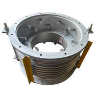 Single Axial Expansion Bellow With Refactory Anchor - Color: Silver