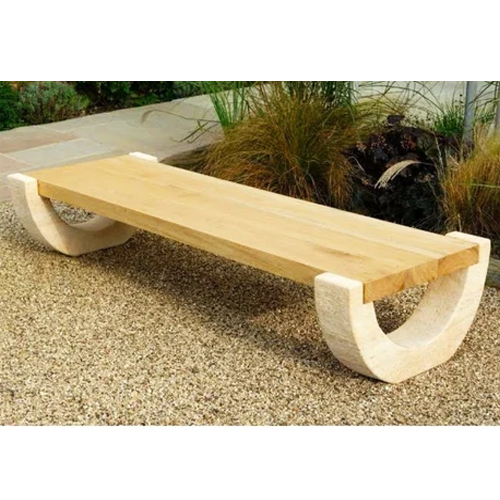 Stone Garden Bench