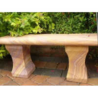 Outdoor Marble Bench - Color: Brown