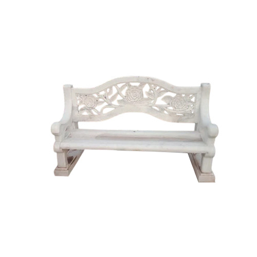 White Marble Bench