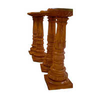Carved Sandstone Pillars