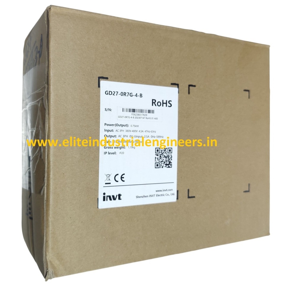 INVT AC MOTOR DRIVE GD27-0R7G-4-B