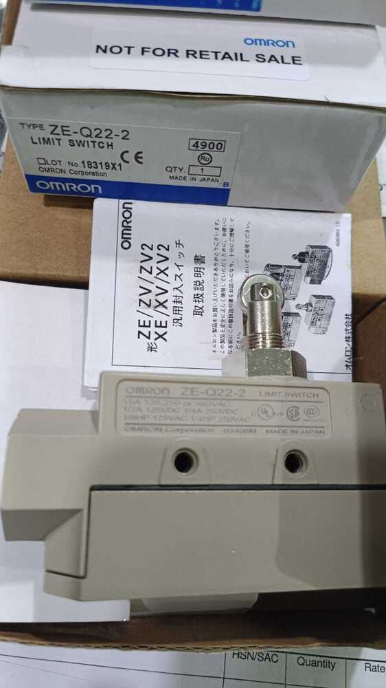 Omron Limit Switch, Ze-q22-2,ze-na2-2