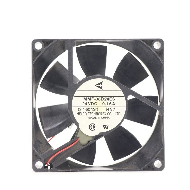 Mitsubishi MMF-08D24ES-RN7 24V DC 0.16A 8cm Ball Bearing 80X80X25mm 8025 Radiator Inverter Axial Cooling Fan